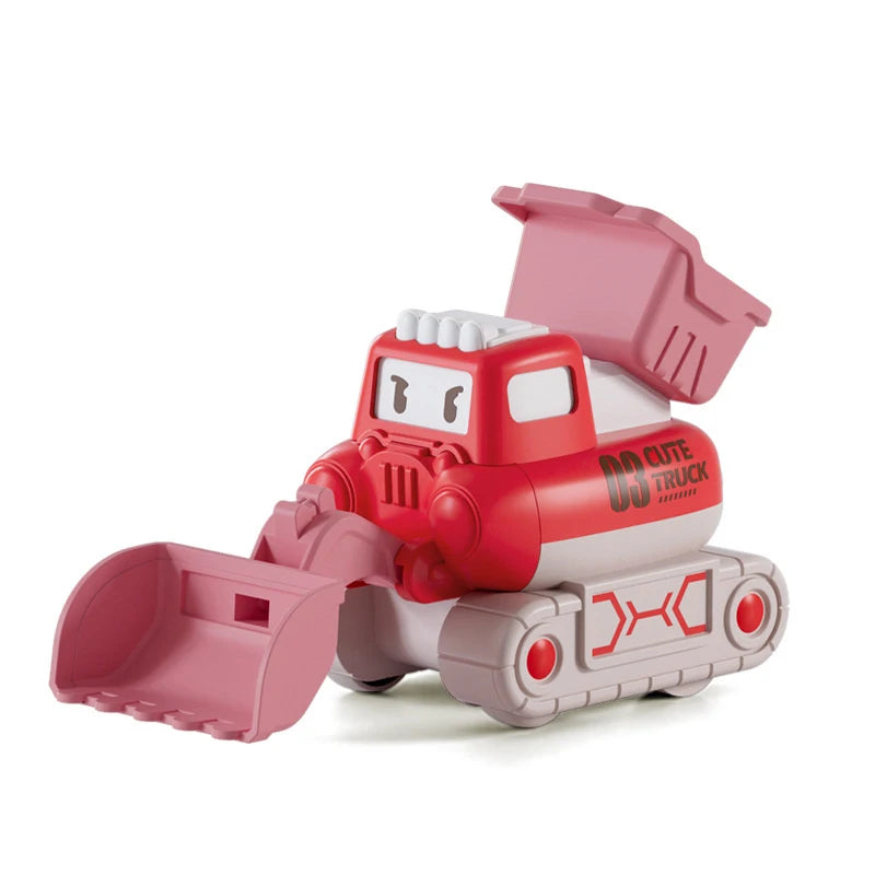 Cartoon Construction Vehicle Toy for Kids