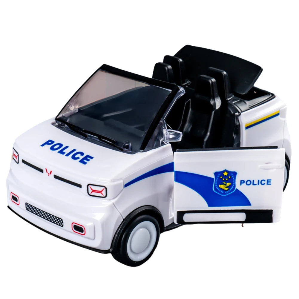 Mini Inertia Powered Car Toy with Opening Doors