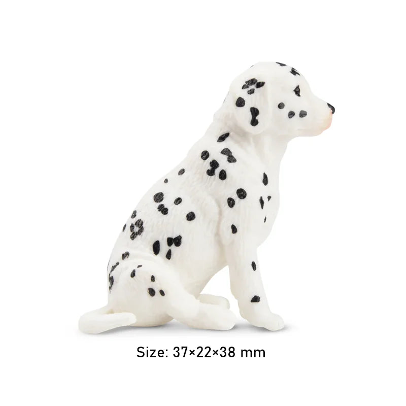 Realistic Dalmatian Puppy Animal Figure