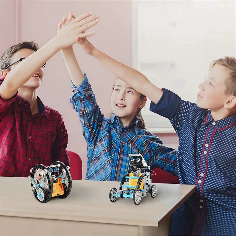 Solar-Powered STEM Robot Building Kit for Ages 14+