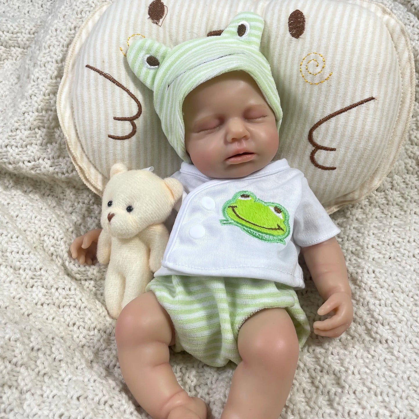 13 Inch Full Silicone Reborn Baby Doll