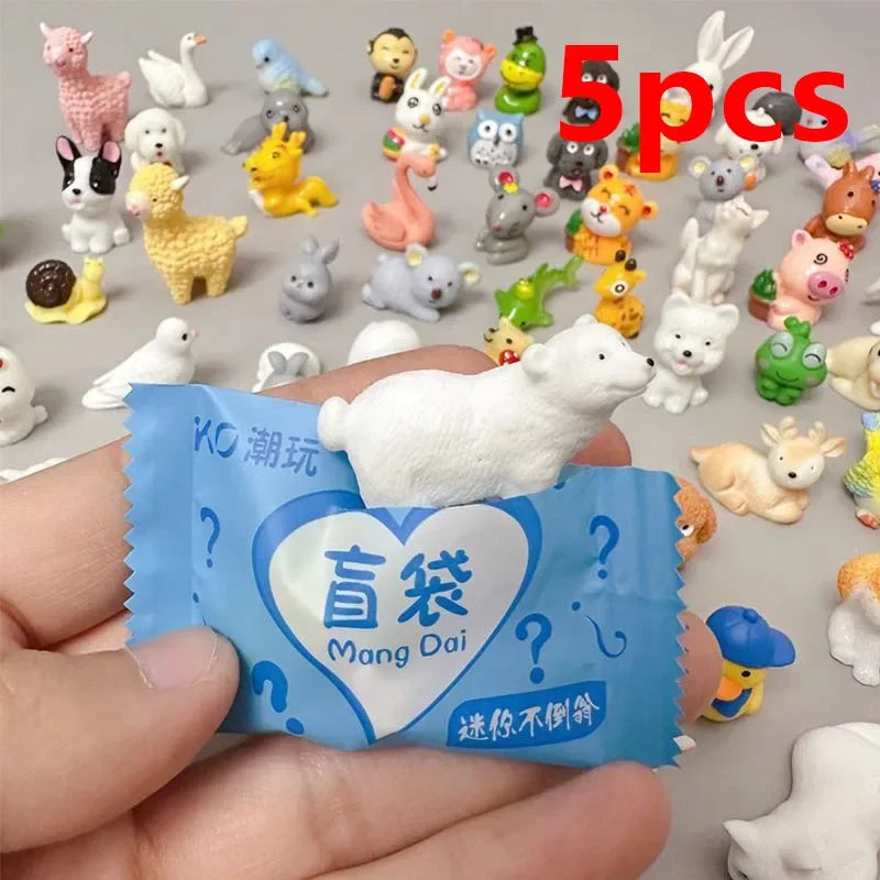 Random Mini Animal Blind Bag Figure Set