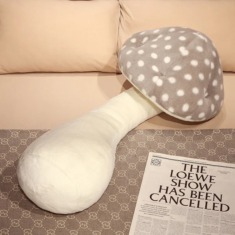 Large Mushroom Plush Pillow