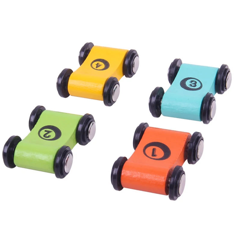 Wooden Mini Racer Toy Car