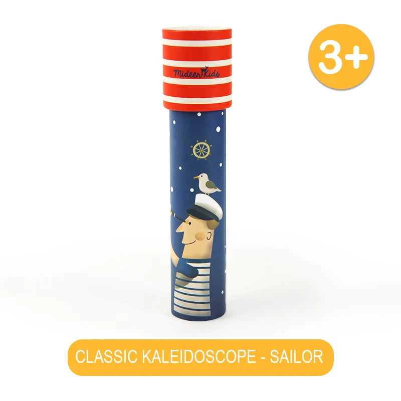 Colorful Rotating Kaleidoscope Toy for Kids
