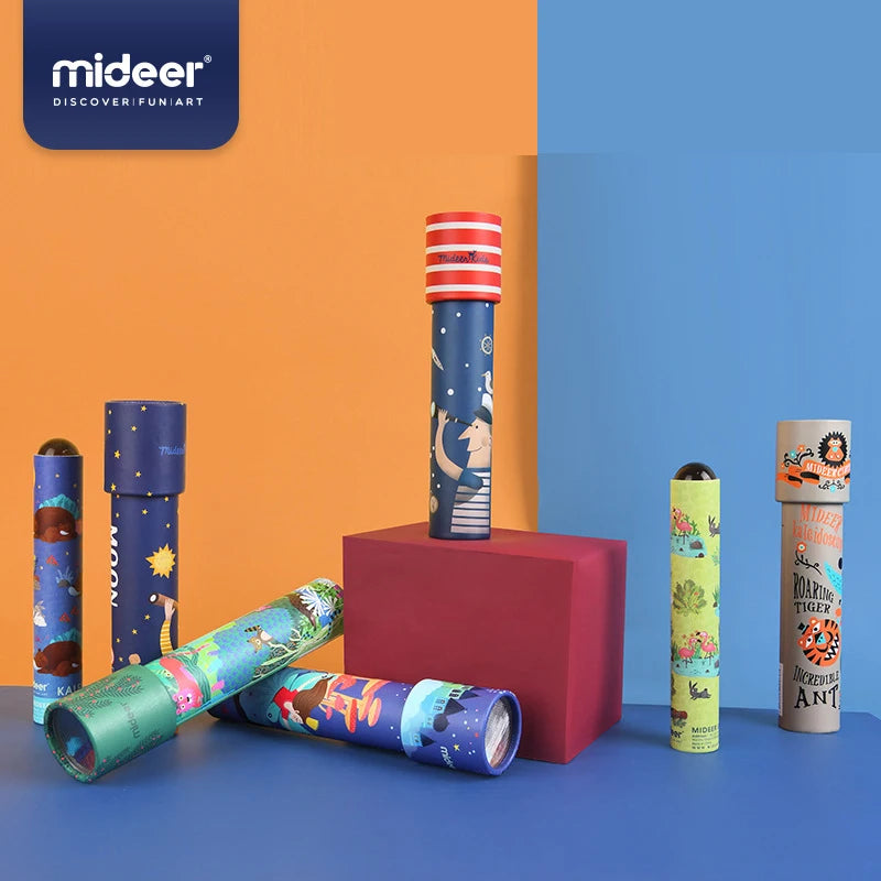 Colorful Rotating Kaleidoscope Toy for Kids