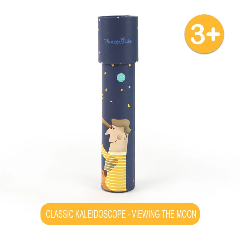 Colorful Rotating Kaleidoscope Toy for Kids