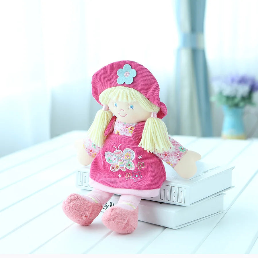 Soft Corduroy Cartoon Doll for Kids