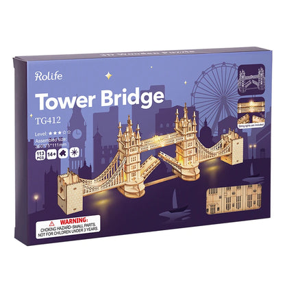 Robotime Wooden Landmark 3D Puzzle Model Kit