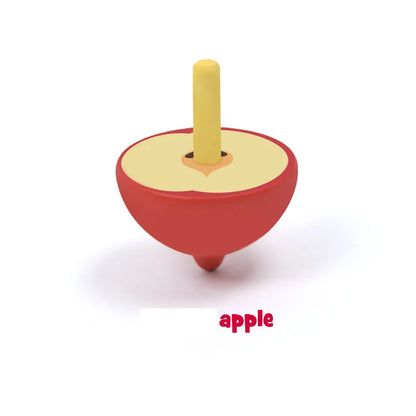 Wooden Fruit Spinning Top for Kids
