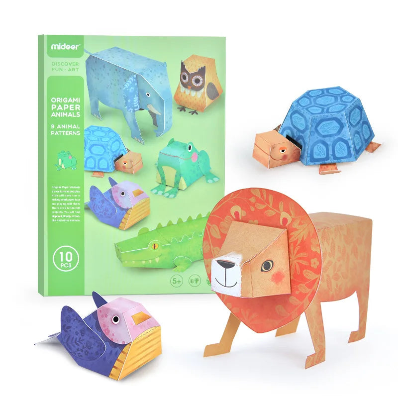 3D Animal Origami Paper Craft Kit for Kids