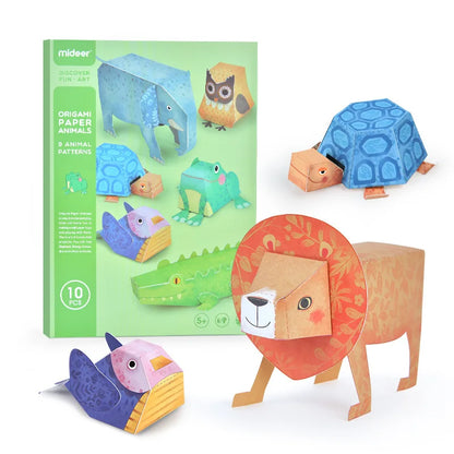 3D Animal Origami Paper Craft Kit for Kids