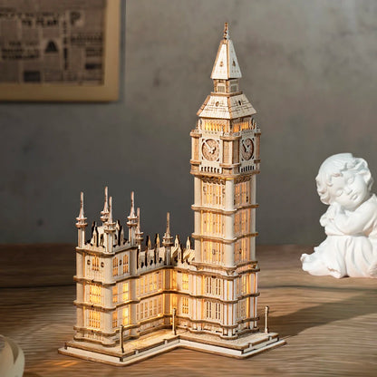 Robotime Wooden Landmark 3D Puzzle Model Kit