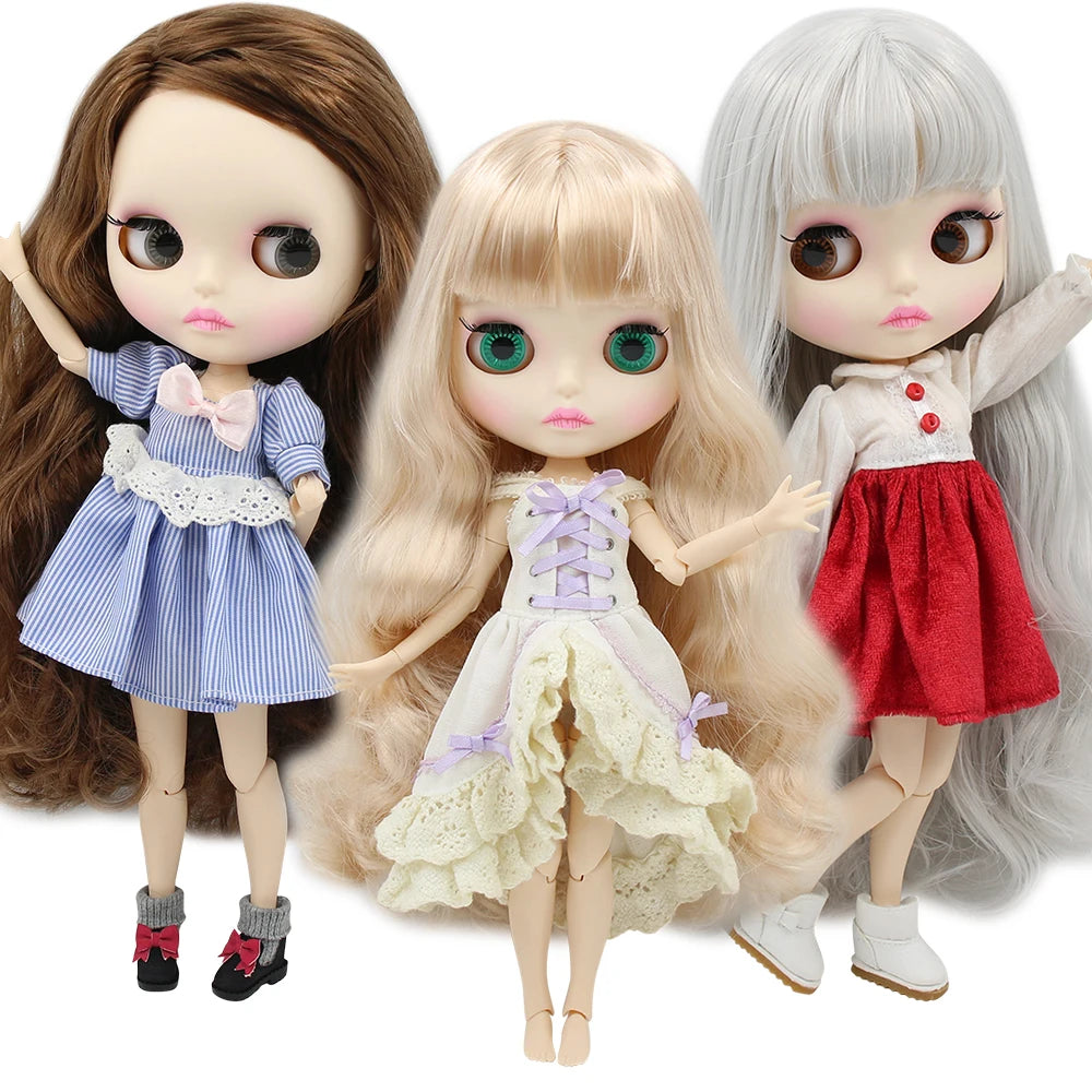 30 cm Jointed Fashion Doll with Multiple Hairstyles