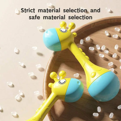 Baby Animal Hand Rattle Sensory Toy