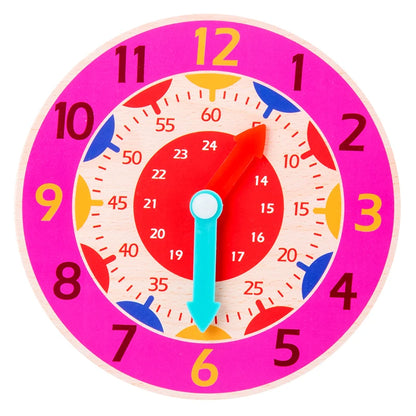 Wooden Time Learning Clock for Kids