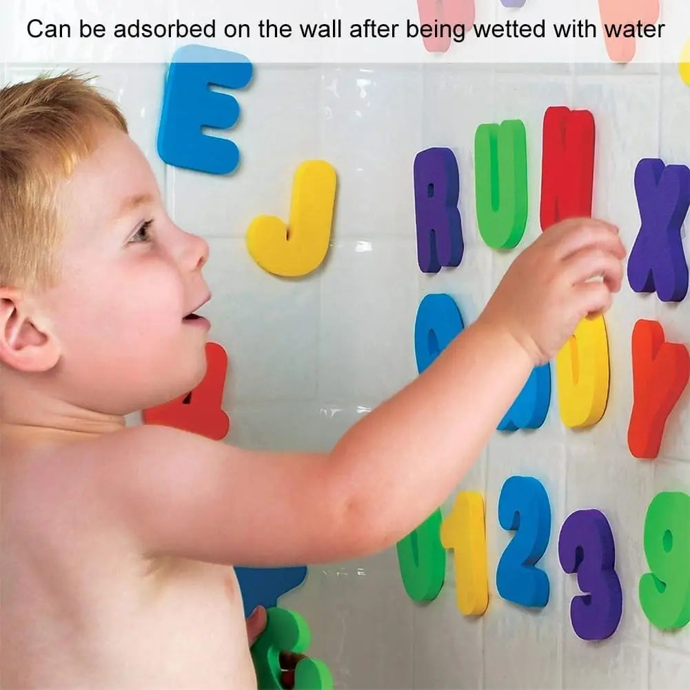 36 Piece Foam Bath Letters and Numbers Set