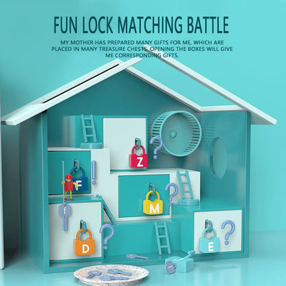 Alphabet and Number Learning Lock Set for Kids