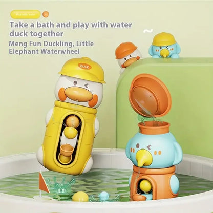 Animal Suction Waterwheel Bath Toy for Kids