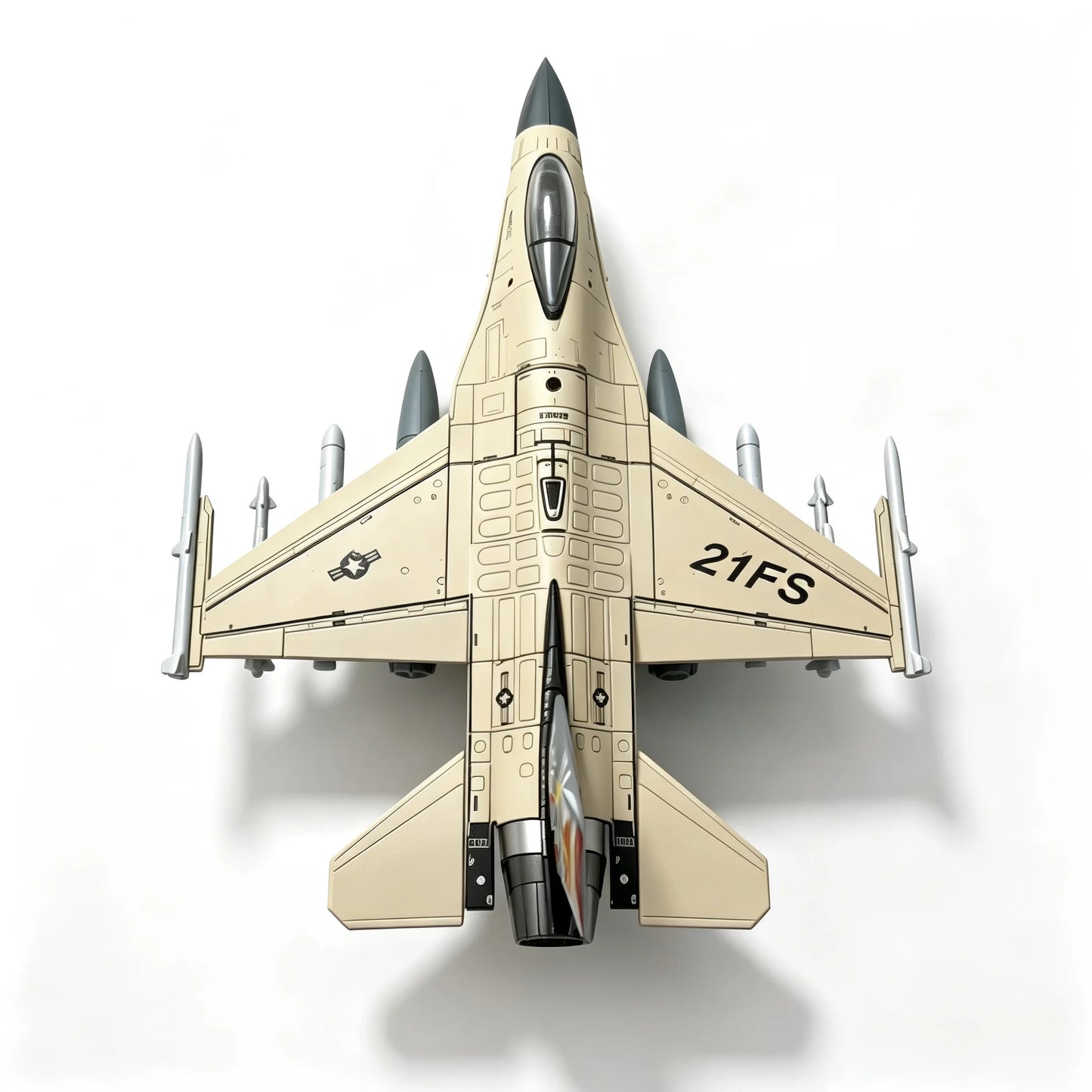 Fighter Jet Model Airplane for Kids and Collectors