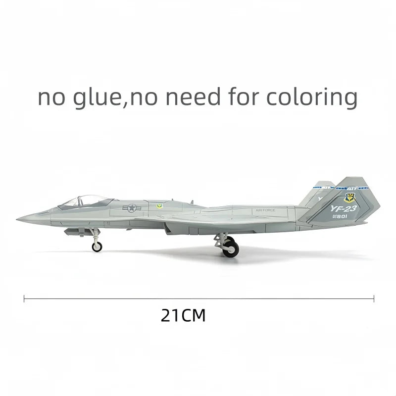 YF 23 Stealth Fighter Building Block Model