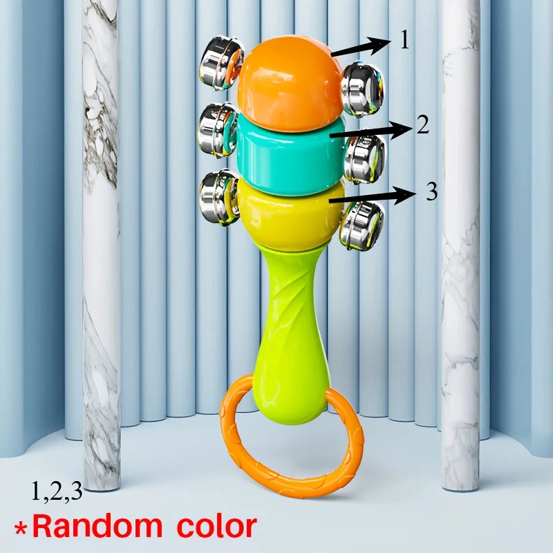 Baby Hand Bell Rattle Sensory Toy