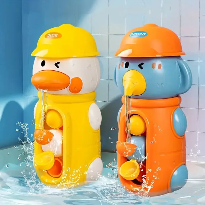 Animal Suction Waterwheel Bath Toy for Kids