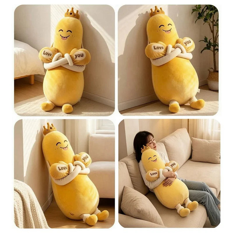 Mango and Eggplant Character Plush Pillow