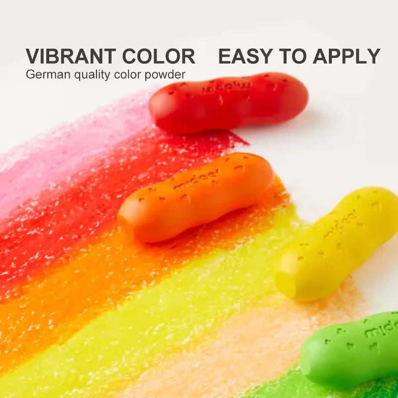 Chunky Crayon Set for Kids – 8, 12 or 24 Colors