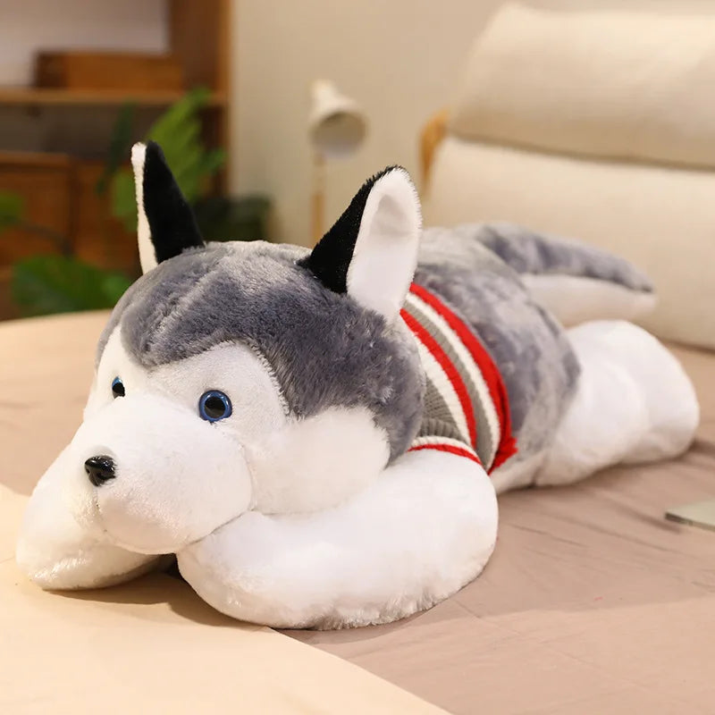 Large Husky Stuffed Plush Toy