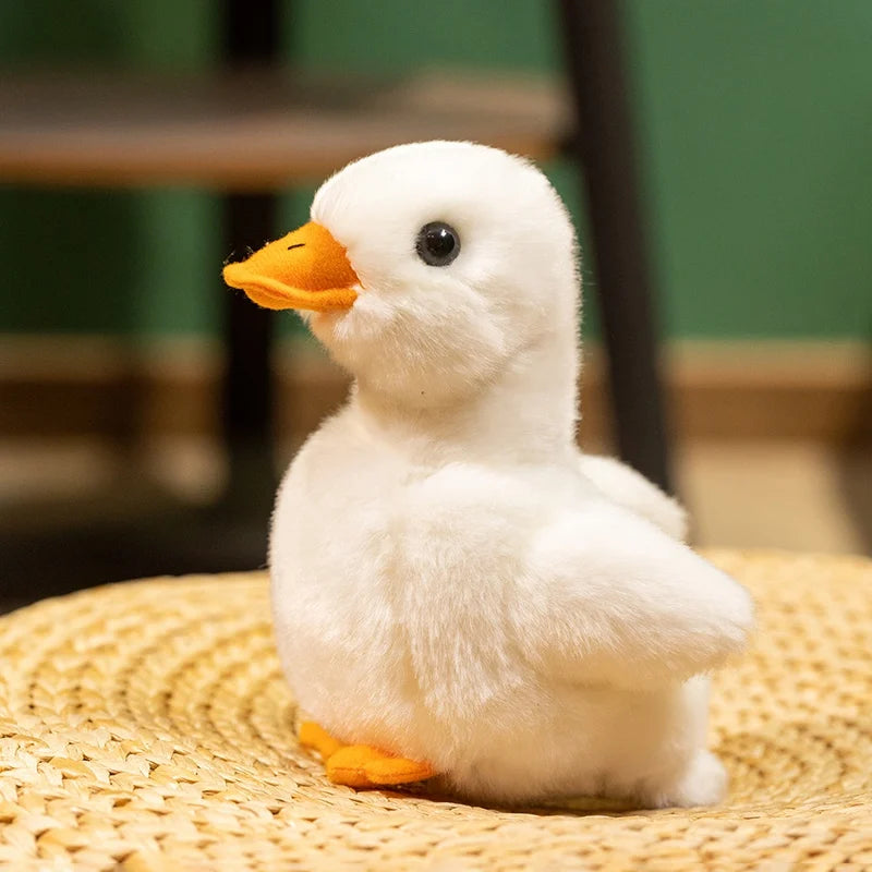 16 cm Lifelike White Duck Plush Toy