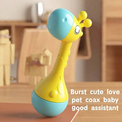 Baby Animal Hand Rattle Sensory Toy