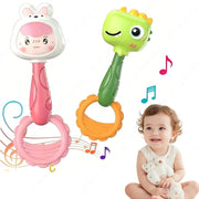 Animal Handheld Baby Rattle Sensory Toy