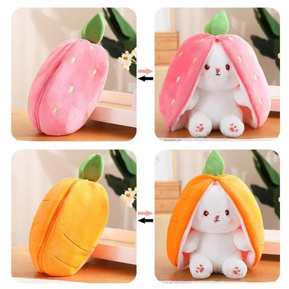 Convertible Fruit Bunny Plush Toy