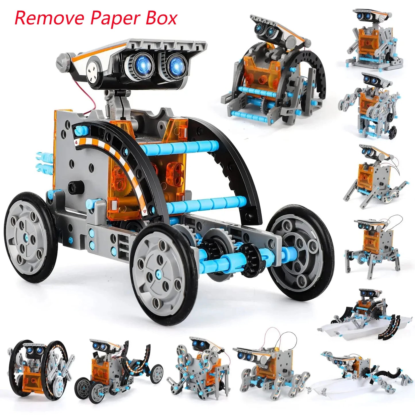 Solar-Powered STEM Robot Building Kit for Ages 14+