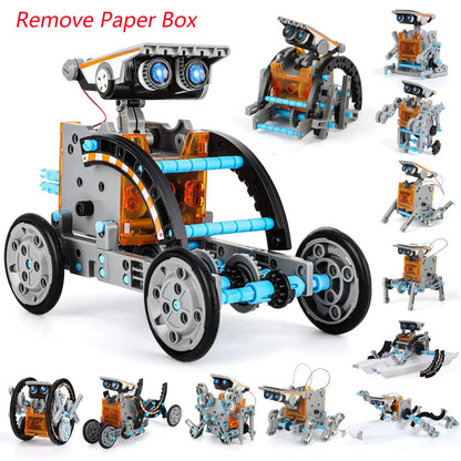 Solar-Powered STEM Robot Building Kit for Ages 14+