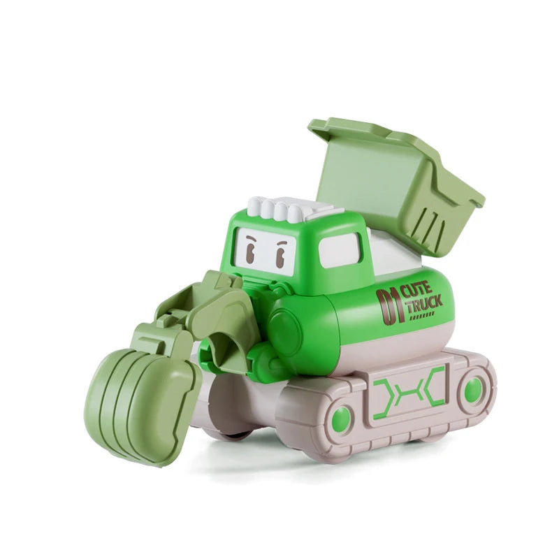 Cartoon Construction Vehicle Toy for Kids