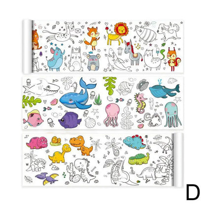 Giant Coloring Paper Roll for Creative Drawing