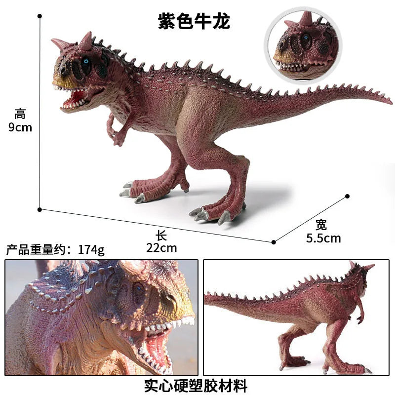 Realistic Carnotaurus Dinosaur Figure
