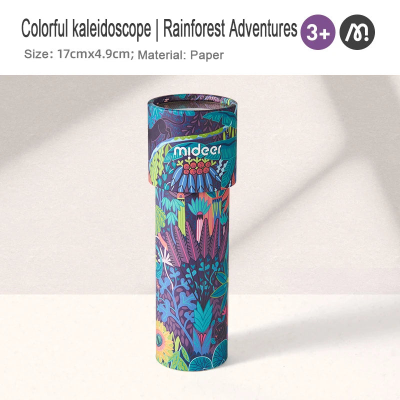 Colorful Rotating Kaleidoscope Toy for Kids