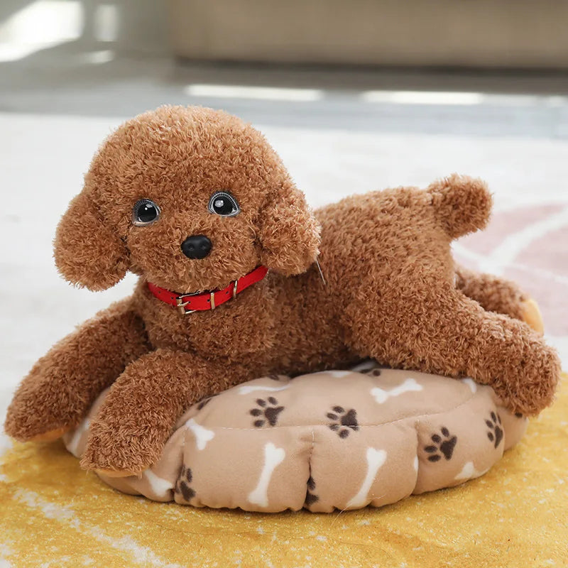Realistic Puppy Stuffed Plush Toy