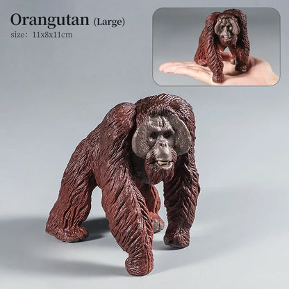 Realistic Orangutan Animal Figure