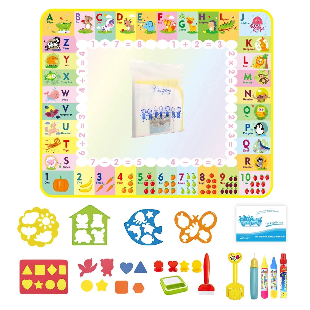 Reusable Magic Water Drawing Mat for Kids