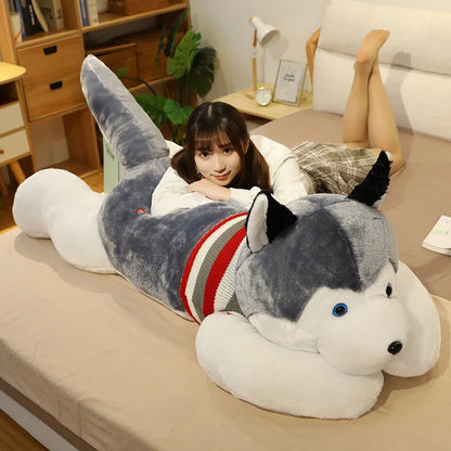 Large Husky Stuffed Plush Toy