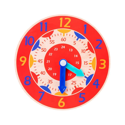 Wooden Time Learning Clock for Kids
