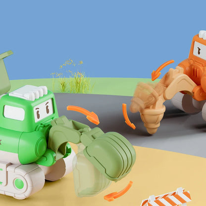 Cartoon Construction Vehicle Toy for Kids
