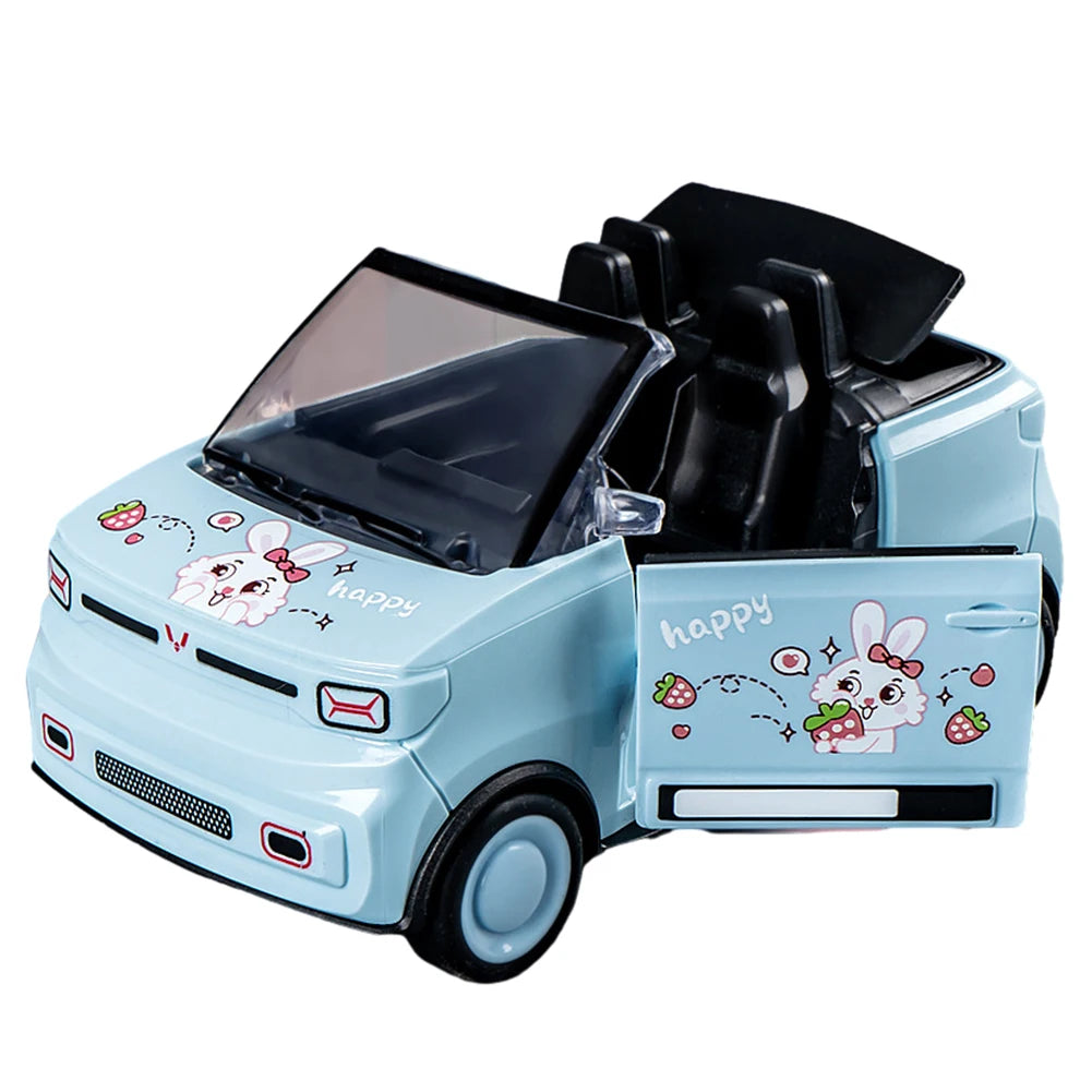Mini Inertia Powered Car Toy with Opening Doors