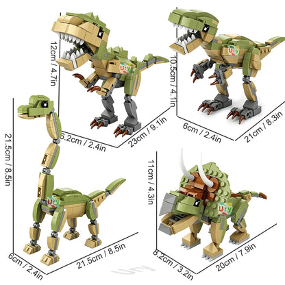Dinosaur Model Building Block Set