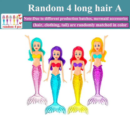 Mermaid Diving Toy Set for Pool and Bath Play