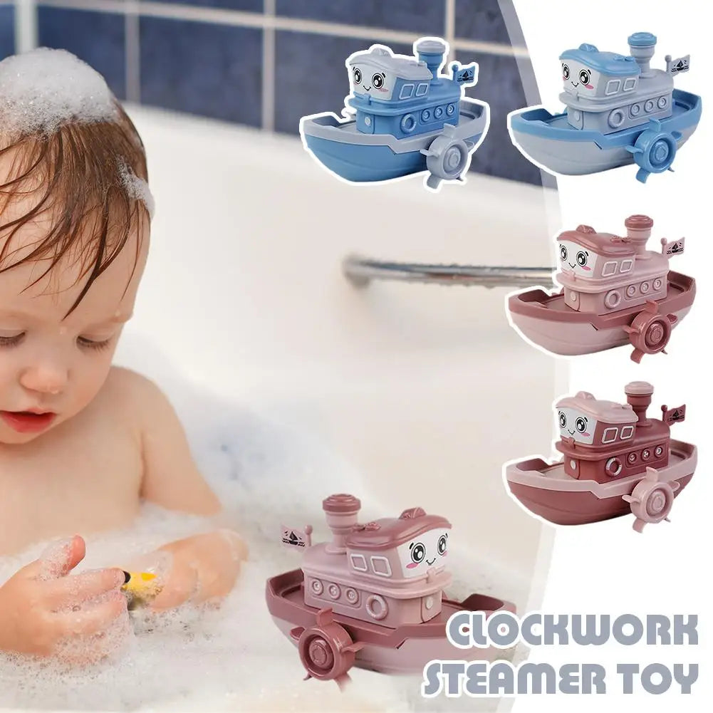 Wind-Up Clockwork Steamer Water Toy